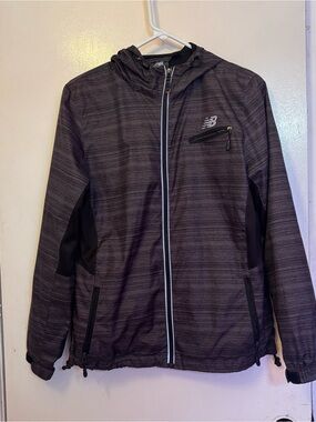 New Balance Black Hooded Jacket